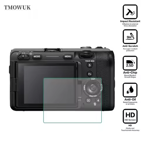 For Sony FX3 FX30 ZV1 ZV1 - E10 A9 A9II - Anti - Scratch 9H Tempered Glass Screen Protector