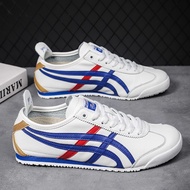 Small White Shoes Men's Genuine Leather Cowhide Sports Casual Shoes Men Women Style Couple Tiger Tig