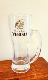 [全新未用] Yebisu Premium 惠比壽 有耳 啤酒杯 玻璃杯 水杯 ** 另有Suntory Asahi Sapporo Hoegaarden Kirin 麒麟 Stella 嘉士伯 16