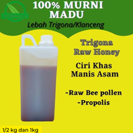 Madu Murni Asli Original 1 kg | Klanceng Trigona Liar/Bambu (Biroi) Madu Tawon Lebah Kelulut Lanceng