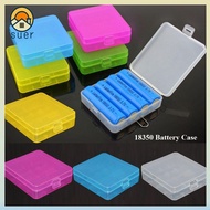 SUERHD 18650 Battery Box, Plastic Anti-slip Battery , High Quality Coloful 4 AA AA Rechargeable Batt
