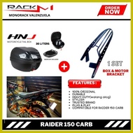 ❈ ◬ ❤ 1 SET RACKM MONORACK motor bracket and TOP BOX for RAIDER 150 CARB TYPE
