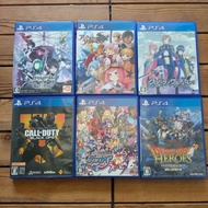Various USED PS4 Japan Games RM30 Titles Japanese Playstation 4