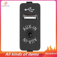 [Oqudy] Car USB AUX In Plug Auxiliary Input Socket Adapter for  E81 E87 E90 F10 F12 E70 X4 X5 X6
