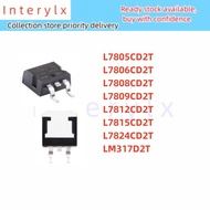 5Pcs/Lot Three-End Voltage Regulator Tube Brand New L7805 L7805CD LM317 L7805CD2T L7806CD2T L7808CD2