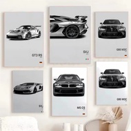 COD Famous Brand Car Svj Gt3rs G80m3c Gt3 Rs Canvas Wall Art Printing Poster, Home Wall Decoration G