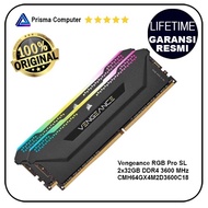 Memory CORSAIR VENGEANCE RGB Pro SL 64GB (2x32GB) DDR4 3600mhz