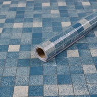 CC Blue Tiles wallpaper design self adhessive wallsticker for homekitchen decor PVC 5mX45cm