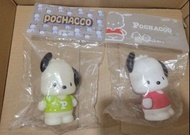 代售 - (不散賣) 1套2個 全新未開 UNBOX Pochacco PC 狗  紅色 & 夜光 綠色 Figure 硬膠 公仔