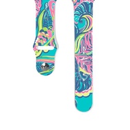 綠色曼陀羅圖案 Apple Watch 運動硅膠手錶帶-lp003