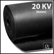 Electrical Safety Rubber Mat Electrical Insulation Mats 20KV 6mm x 1m x 10m Roll