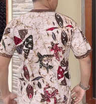 KAOS BATIK CAP KOMBINASI TULIS/KAOS PRIA TERBARU