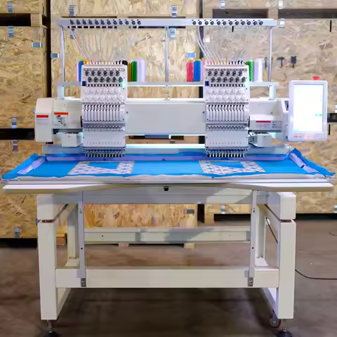 Lewanjoy 2 Heads 600*600mm Size Agbada Commercial Embroidery Machine for Abagda Style Men African Cl