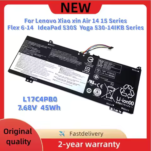 L17C4PB2 L17C4PB0 Laptop Battery For Lenovo 14ARRIKBR 15ARR IKBR Ideapad 530s-14IKB 15IKB Series L17