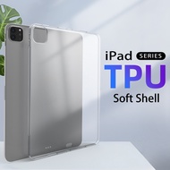 Ultra Thin Transparent Case for iPad Pro 11 2024 5th Gen Soft Silicone Cover Shockproof for iPad Pro