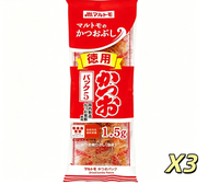 （Marutomo / 丸友） 方便包裝鰹魚片（1.5克 x 5）*3包【平行進口】最佳食用期限：2027年6月