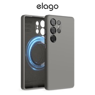 elago Magnetic Silicone Case Compatible for Samsung Galaxy S25 Ultra Case