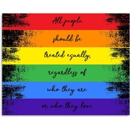 Lgbtq Accessories Wall Art Lgbtq Rights Gay Pride Poster Print Or Canvas Lgbtq Pride Gifts Gay Pride