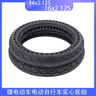 14x2.125 Anjal Ringan Tanpa Inflasi Basikal Elektrik Basikal Elektrik Penyerapan Hentakan Tayar 16x2