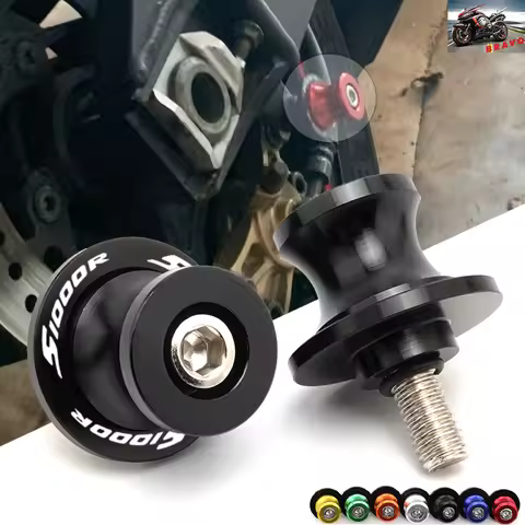 Logo For BMW S1000R S1000RR 2009-2023 S1000XR 2014-2020 Swingarm Spools Sliders Stand Screws CNC Mot