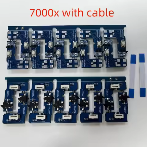 10sets/lot for PS2 Slim SCPH 70000/77000/75000 Power Switch Pcb on Off Reset Board with Flex Cable R