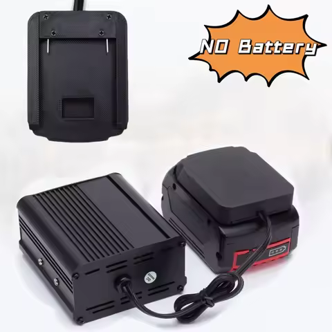 200W 220V-240V Power Inverter Outlet Adapter for Bosch 18V Battery DC AC USB Powered Compact Inverte