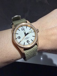 青銅 field watch 機械錶 軍錶 全新 36mm 男女適用