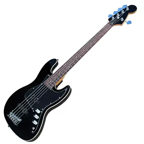 Black Electric Bass Guitar 5 Strings Bass Professional Electric Bass Guitar