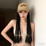 Hot Sale Female Fashion Boxing Braids Detachable Simple Embroidered Duckbill Cap Twisted Braids
