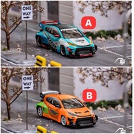 Fuji富士1:64合金模型！GR Yaris 雅力士 (致炫)，Pandem火箭兔Rocket Bunny寬體改裝