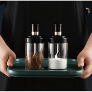 Spice Jar, Kitchen Spice Container Unique Spice Bottle/ Spice Container and Spoon