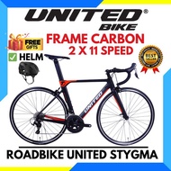 UNITED STYGMA FRAME CARBON SEPEDA ROADBIKE UNITED