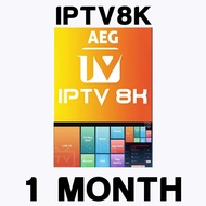 AEG IPTV8K 1 MONTH DIGITAL CODE / DIGITAL GIFT CARD / SYBER / IPTV6K / IPTV8K DIGITAL VOUCHER CODE /