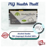 Alcohol Swabs 70% Isopropyl Alcohol 100's
