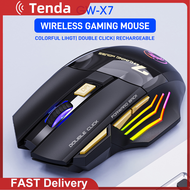 2.4GHz Wireless Gaming Mouse iMice GW-X7 7 Buttons Rechargeable RGB for Computer Gamer PC Laptop Des