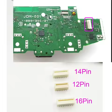 3PCS 16Pin 12Pin 14Pin Charing Ribbon Cable / L2 R2 Flexible Ribbon To Board FPC Connect Socket Clip