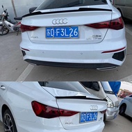 For Audi new A3 Spoiler S3 The v model Audi A3 ABS Material Car Rear Wing Primer Color Rear Spoiler 