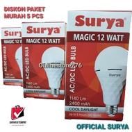 Onlinestore776 Paket Surya MAGIC 18 Watt Bohlam Lampu Ajaib AC/DC  GARANSI 1 TAHUN  Lampu LED Emerge