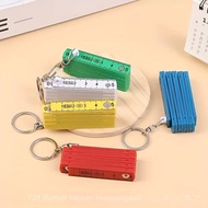 1 piece multifunctional ABS plastic folding ruler, length 50cm/19.69in, 0% off foldable, with keycha