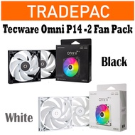 Tecware Omni P14, 2 Pack Black/White Fan