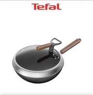 Tefal Tradition Pro 30cm 複合鐵炒鍋連可站立式玻璃蓋     （ 原價：$1398 ）