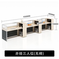 Staff Desk 4 4 6 People Cubicle Financial Table Office Furniture Station Office Table and Chair Comb