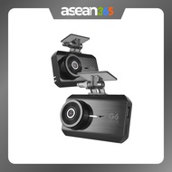 GNET G6 Car Dash Cam 2CH FHD & HD | LCD Touch Screen | Night Vision | 24/7 Camera Recorder