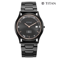 Titan Quartz Analog Black Dial Watch for Men