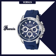 [ของแท้] Versus by Versace นาฬิกาข้อมือ ผู้ชาย รุ่น VERSUS S30040017 Aberdeen D/Blue S/Blue Dial Pust จำนวน 1 ชิ้น paurasia ปอเรเซีย