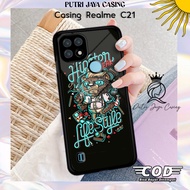 Case Realme C21hp Realme C21 GRAFTYZOMB Motif Latest Cute Character Cute Anime Anime Character Softc