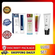 Lubricant Combo Pack Pelincir 3 in 1 Duai/Ky/Aky For Condom Massage Sex Toy