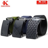 [K&amp;C] Men's Tactical Nylon Canvas Belt | Men's Belt metal Buckle