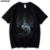 Alien Classic American Retro Nostalgic Sci-Fi Movie Merchandise Fun Spoof Printed T-Shirt Trendy Men