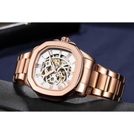 BELLEDA 9484 RANTAI Jam Tangan Pria Tahan Air Anti Gores Mewah Rantai Stainless Steel Watch